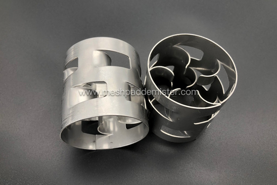 Petrokimya / Kimyasal Gübre Endüstrisi için 25mm Metal Pall Ring