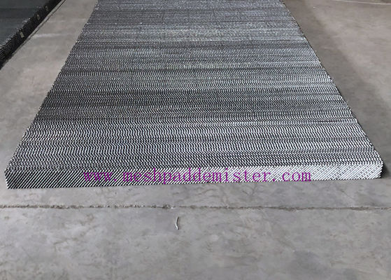 0.15mm Metal Levha 125Y Yapılandırılmış  Kuyruk Gazı Arıtma Paketleme